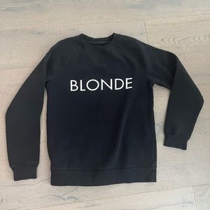 Brunette the Label size XS Blonde sweatshirt